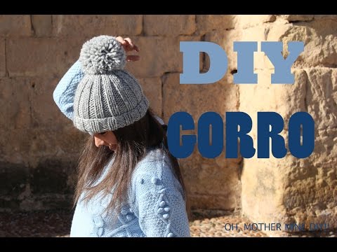 DIY Como hacer gorro de lana (patrón gratis)