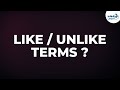 Identifying Like and Unlike Terms