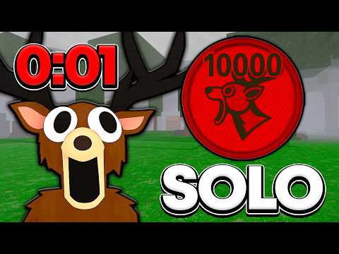 ¡SOBREVIVÍ 1000 NOCHES EN EL BOSQUE EN TIEMPO RÉCORD! (Roblox)