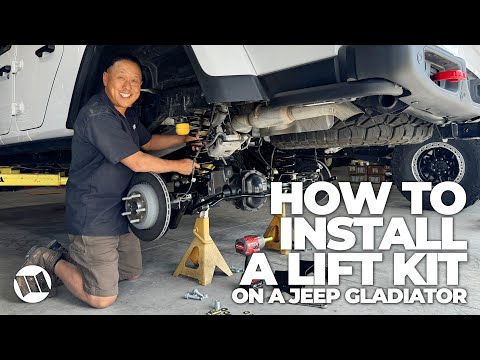 HOW TO Install a Lift Kit on a Jeep Gladiator Truck for Beginners