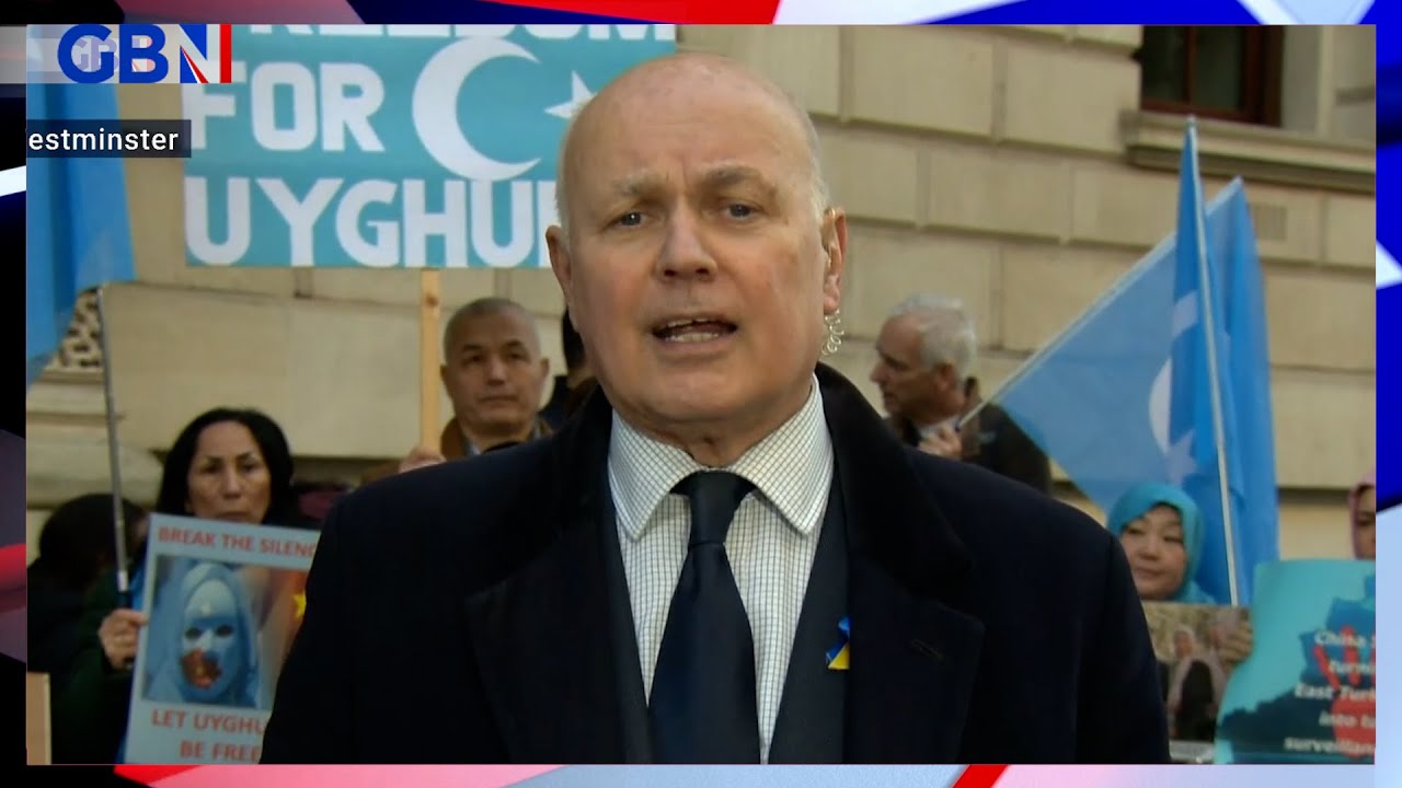 ‘Sanction those responsible for abuse!’ Iain Duncan Smith disapproves of a Chinese official’s visit