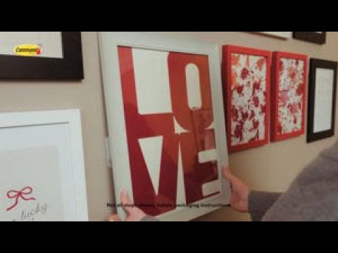 Command™ Picture Hanging Strips - Style that Sticks™ - damage free. 15 sec video - English