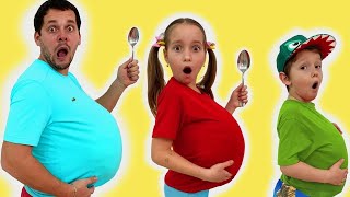 Wash Your Hands Before Eating! Good Habits and Safety Cartoon