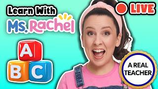 🔴 Learn with Ms Rachel - Toddler Learning - Kids Songs & Nursery Rhymes - Wheels On The Bus