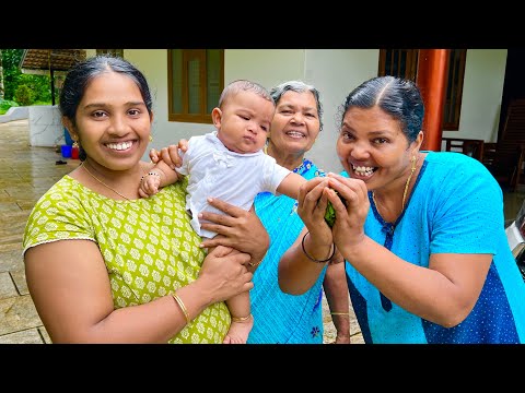 കുഞ്ഞ് വയറ് നിറഞ്ഞ് പാല് കിട്ടാനുള്ളത് കവിക്ക് ചേച്ചീ വക വീട്ടിലെത്തി Home 🏠 Our Baby
