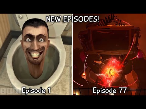 Skibidi Toilet 1 - 77 Full Episode All Episodes (60 FPS REMASTERED) Infected Titan TVman (Episode 78