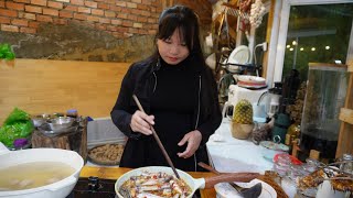 LẦN ĐẦU ĂN MÓN NÀY THẤY LẠ QUÁ Buổi Chiều Cô Chú Gần Nhà Ghé Chơi