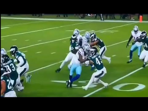 Eagles FB Ben VanSumeren CRUSHED By Knee Injury In 2025 NFL Opener | CARTED Off The Field