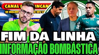 FIM DA LINHA PARA ABEL NO PALMEIRAS! OLHA QUE ABSURDO ISSO..