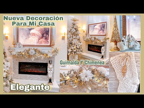 Nueva Decoración Navideña De Mi Casa 💫Como Decorar Una Guirnalda Elegante- Navidad 2024