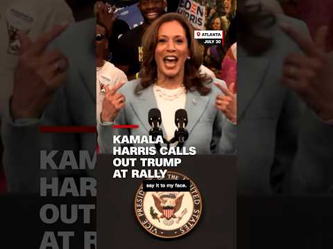 Kamala Harris calls out Trump at rally