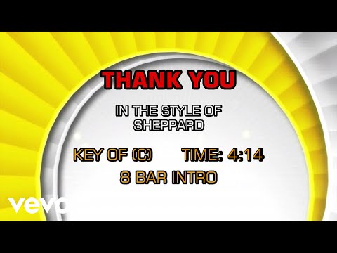 Sheppard – Thank You (Karaoke)