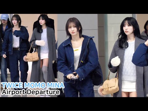 트와이스 모모 미나 출국 '밀라노 패션위크' TWICE MOMO & MINA Airport Departure｜인천공항 250224