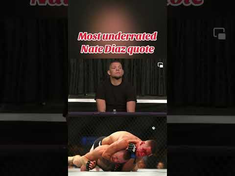 Nate Diaz‘s Most Underrated Quote on Conor McGregor #conormcgregor #natediaz #ufc