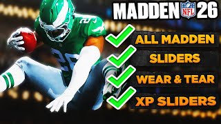 The Best Franchise Rebuild Sliders & Settings for Madden 26