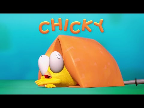 Chicky vai acampar | Onde está Chicky? | Pintinha amarelinho | Coleção desenhos animados Infantil