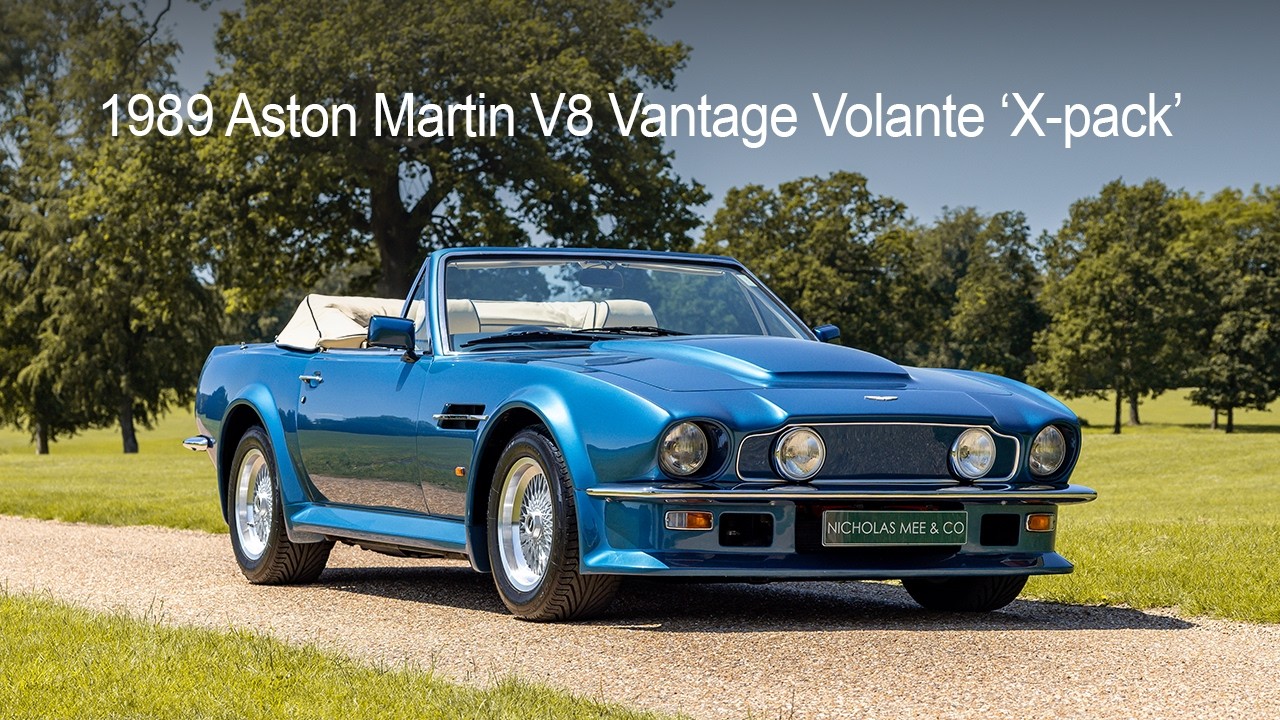 Aperçu vidéo du Aston Martin V8 Vantage Volante X-Pack (1989)