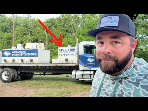 Stocking Our Pond with a Truck Load of Fish!