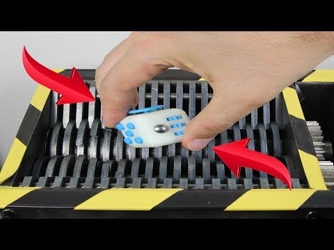 Experiment Shredding Fidget Cube | The Crusher