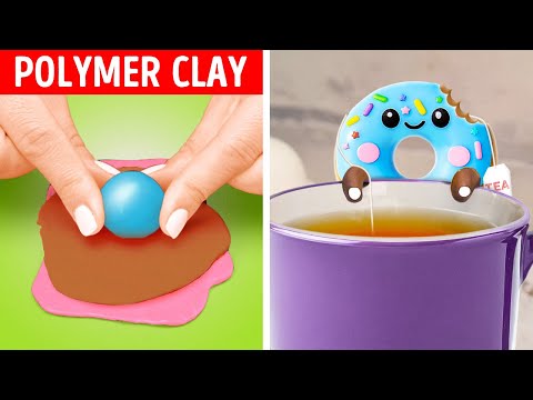 Adorable Polymer Clay DIYs You Have to Try! 🍩💖