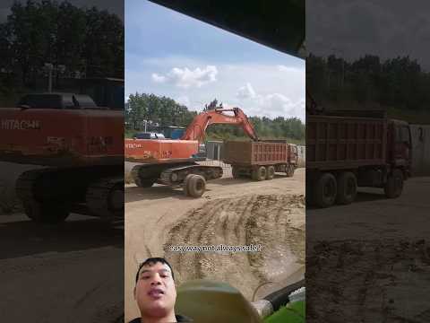 Không cần xe chở chuyên dụng #excavator #automobile #xcavator #bulldozer