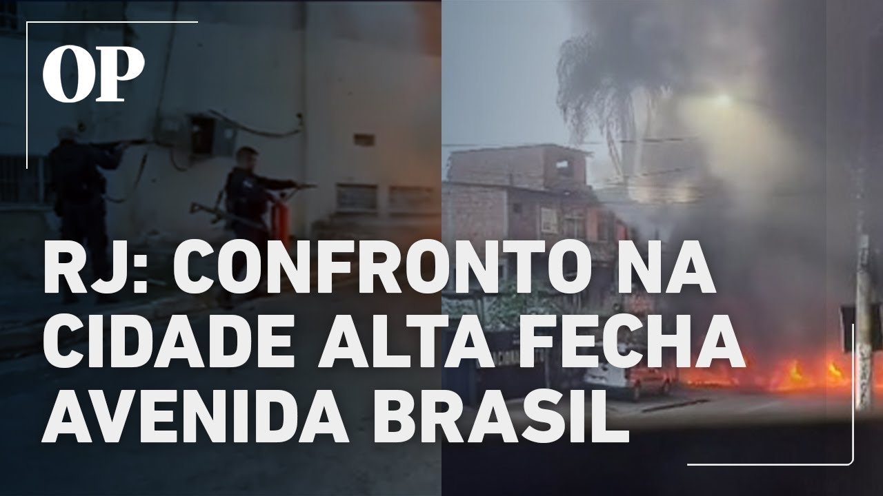RJ: Tiroteio entre policiais e traficantes na comunidade Cidade Alta fecha Avenida Brasil