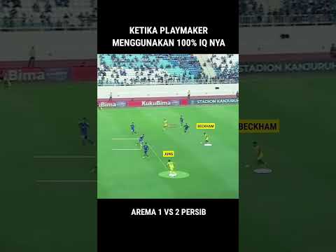 BECKHAM PUTRA SI PLAYMAKER CERDAS#shorts#analysis#moments#aremavspersib#brisuperleague#fyp#viral