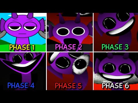 Phase 1 vs Phase 2 vs Phase 3 vs Phase 4 vs Phase 5 vs Phase 6 Incredibox Sprunki Mix ALL PHASES