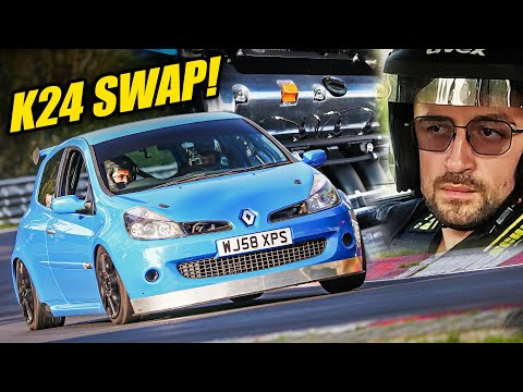 Perfection: K24 Swapped Renault Clio R.S. // Nürburgring