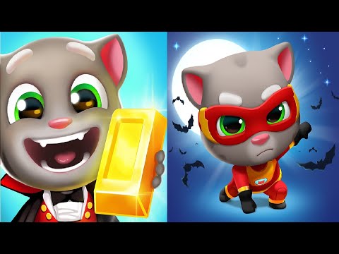 Talking Tom Gold Run VS Talking Tom Hero Dash 2024 Eco Angela  VS Birthday Tom Android Gameplay