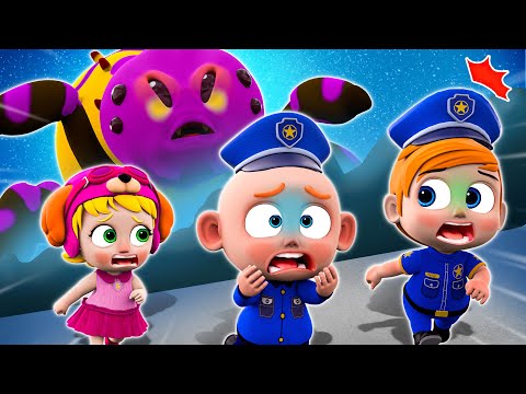 Baby Police vs Monster Spider 👮✨🕷️ | Giant Monster Song 🚨 | NEW✨ Nursery Rhymes