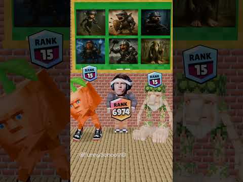 Brr brr patapin singing competition with Udin din din dun - Brainrot knights #shorts