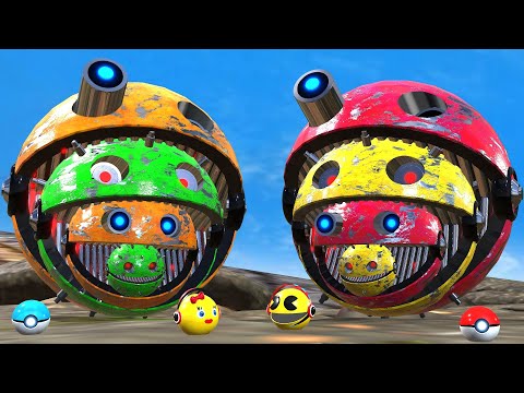 PACMAN VS MONSTER PACMAN USE POKEMON NEW FUN ADVENTURE PACMAN POKEMON e54