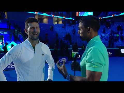 Novak Djokovic: 2022 ATP Finals Third Round Robin Win Interview