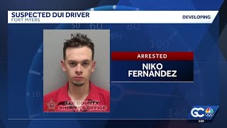 Man arrested in North Fort Myers, accused of DUI at 130 mph, drugs found in car
