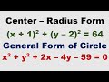 Circle Equations and Their Properties
