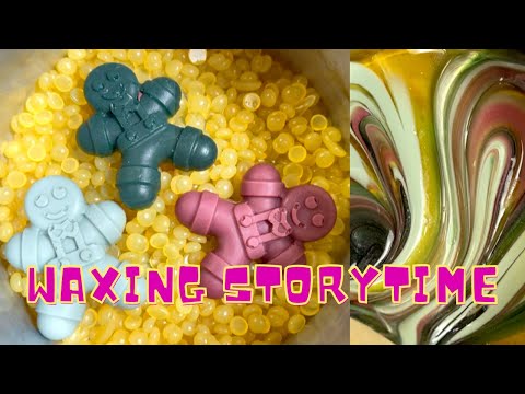 🌈✨ Satisfying Waxing Storytime ✨ #910 How I snuck out, stole & crashed the car all in the same night