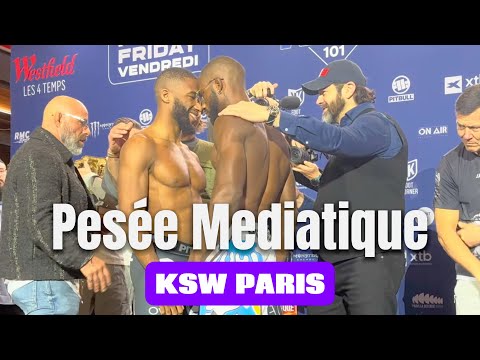 Salahdine Parnasse 🆚 Wilson Varela , Pesée médiatique KSW Paris