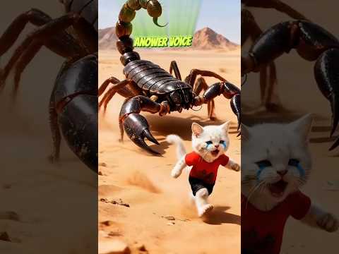 অসহায় মন্টুর সহায় হলো সিংহ মামা #cartoon #catfamily #aivideo #kitten #catdrama #cutebaby #catvideo