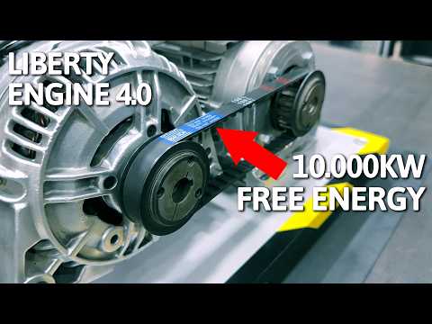 I Turn a CAR ALTERNATOR into an INFINITE ENERGY GENERATOR