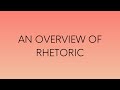 Rhetorical Analysis Concepts