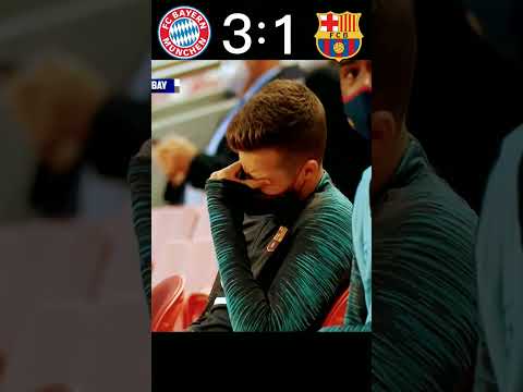 Barcelona vs Bayern Munich match full goals shorts 8-2