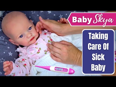 Beautiful Reborn Baby's Sick Morning Routine With Baby Skya!