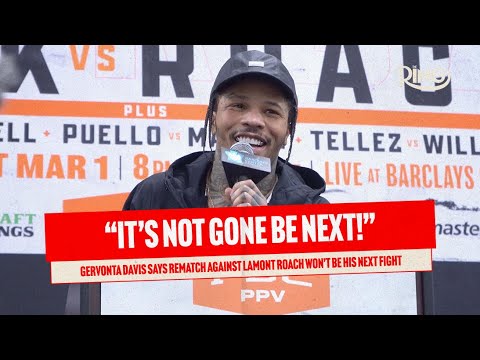 Gervonta Davis says ROACH WON’T BE NEXT at his post-fight press conference