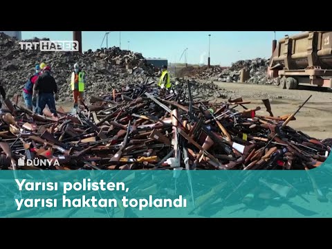 Belçika’da 22 bin silah fabrikada eritildi