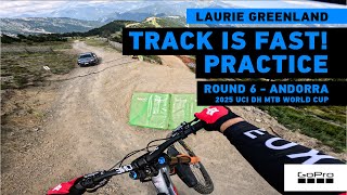 GoPro: Laurie Greenland Practice Laps - Andorra - '25 UCI DH MTB World Cup