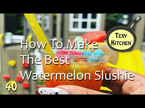 How To Make The Best Watermelon Slushie!