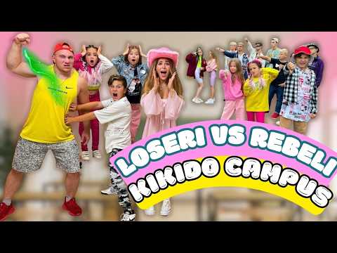 LOSERI VS REBELI 💥 Cine s-a îndrăgostit de Kamil? KiKiDo Campus