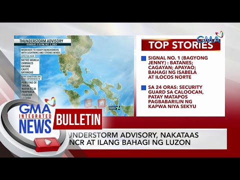 Thunderstorm Advisory Nakataas Sa Ncr At Ilang Bahagi Ng Luzon Gma