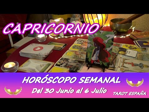 ♑️CAPRICORNIO SEMANA DEL 30 JUNIO AL 6 JULIO 2025🌹​🍀​​​​​​TAROT ESPAÑA